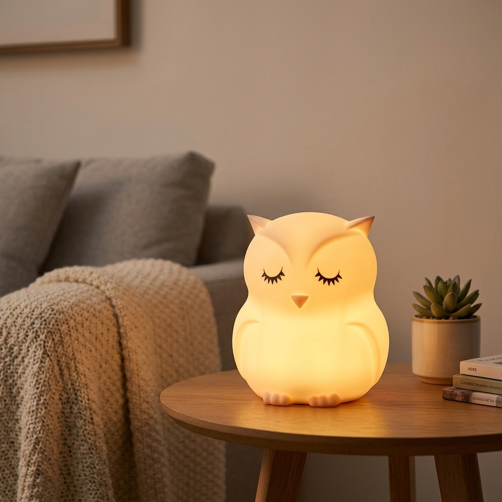 Veilleuse enfant rechargeable tactile 9 couleurs dimmable