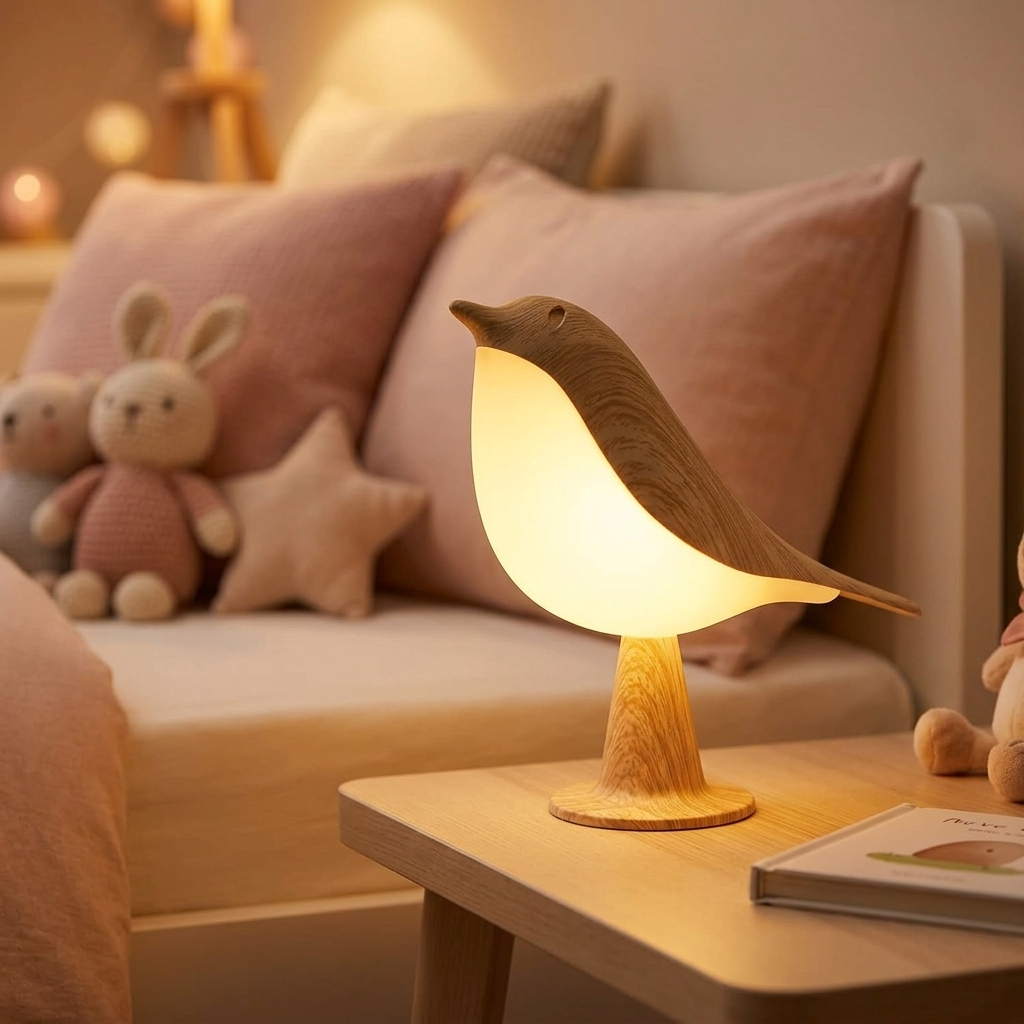 Veilleuse enfant tactile rechargeable, 3 intensités lumineuses