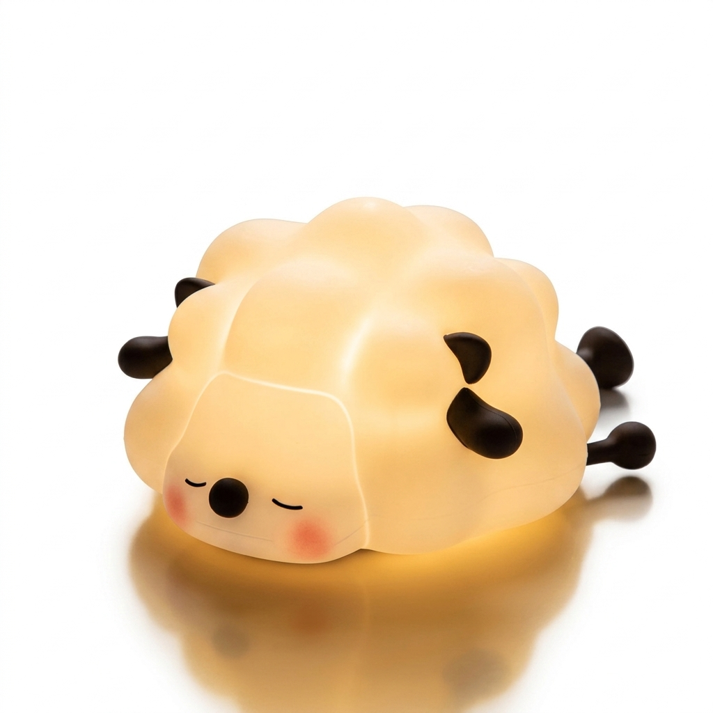Veilleuse mouton silicone rechargeable intensité réglable