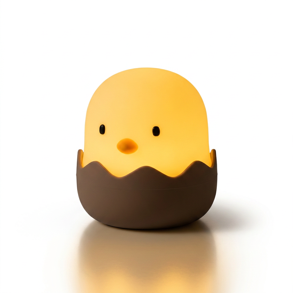 Veilleuse enfant poule rechargeable tactile lumière chaude