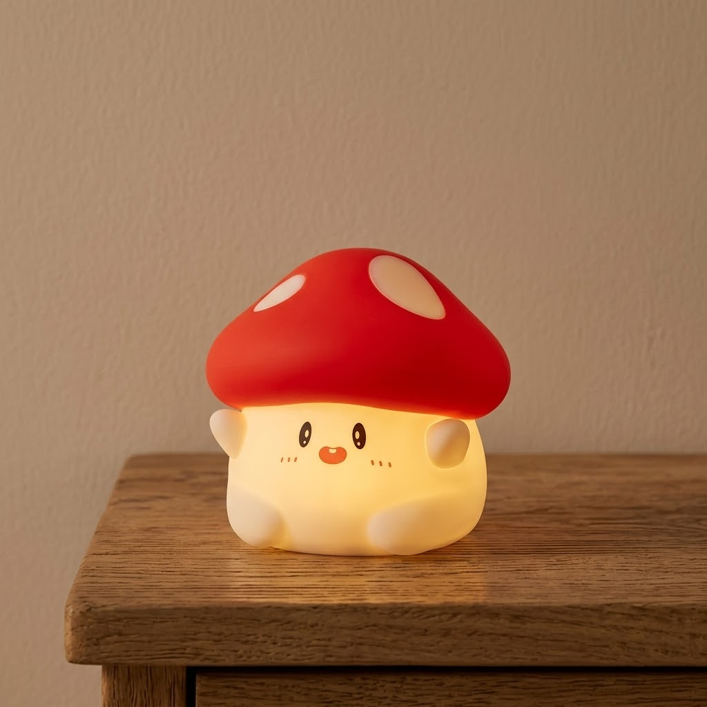 Veilleuse Champignon Tactile Rechargeable USB pour Enfant