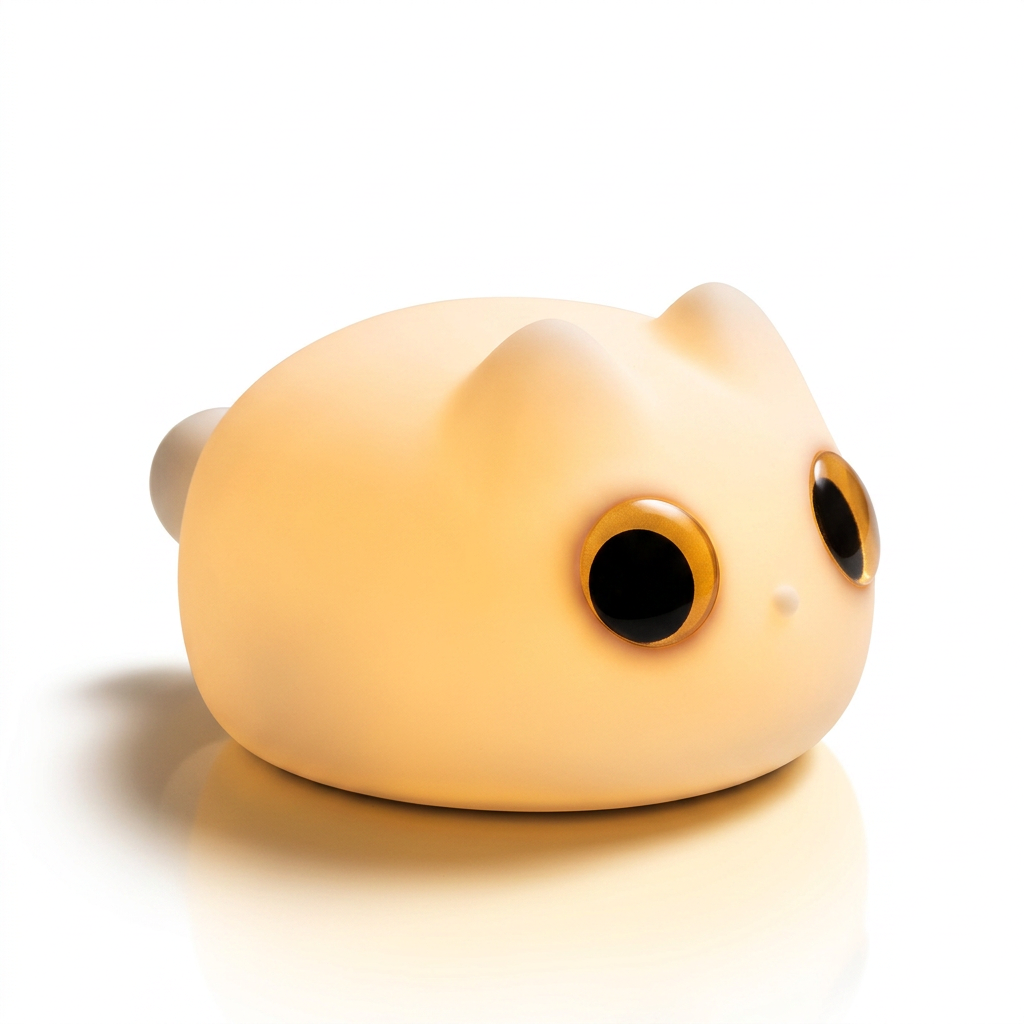 Veilleuse Chat 3D Rechargeable Tactile Intensité Réglable