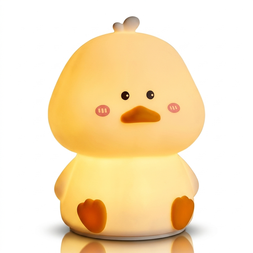 Veilleuse Canard LED Rechargeable Silicone Tactile Enfant