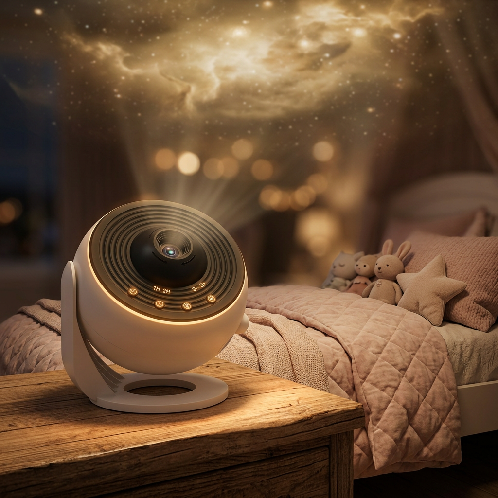 Veilleuse Projecteur Galaxie 360° Étoiles Chambre Enfant