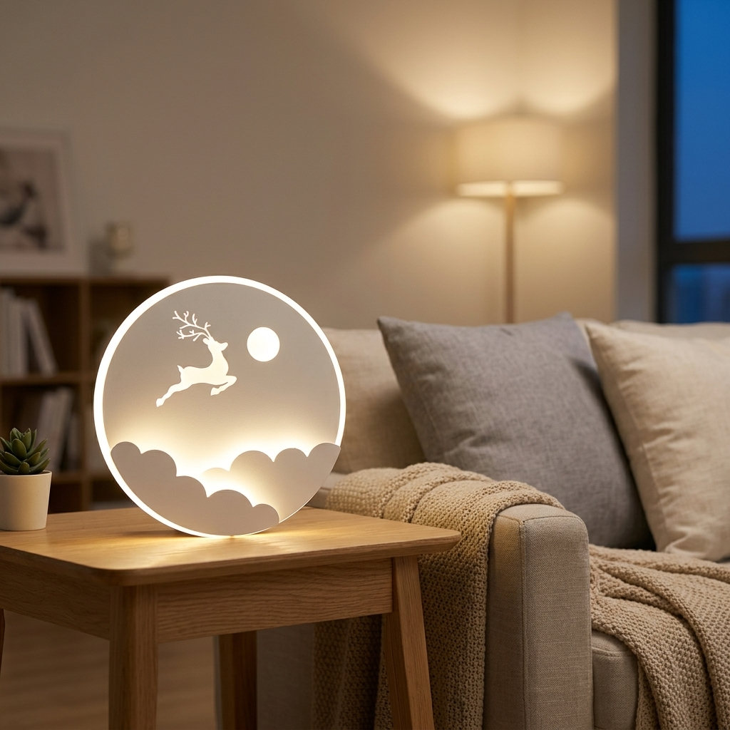 Veilleuse nuage étoilée rechargeable, intensité réglable