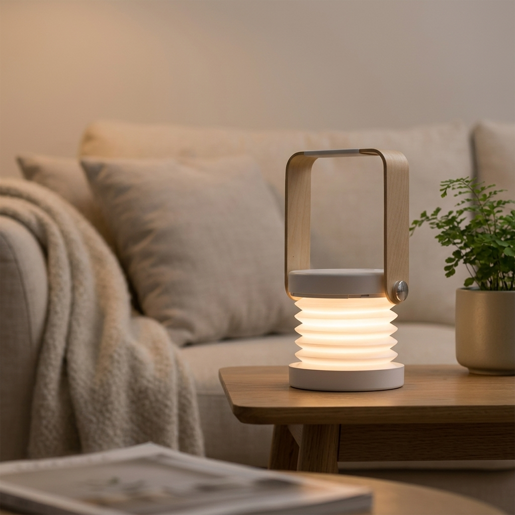 Veilleuse portable rechargeable à intensité réglable