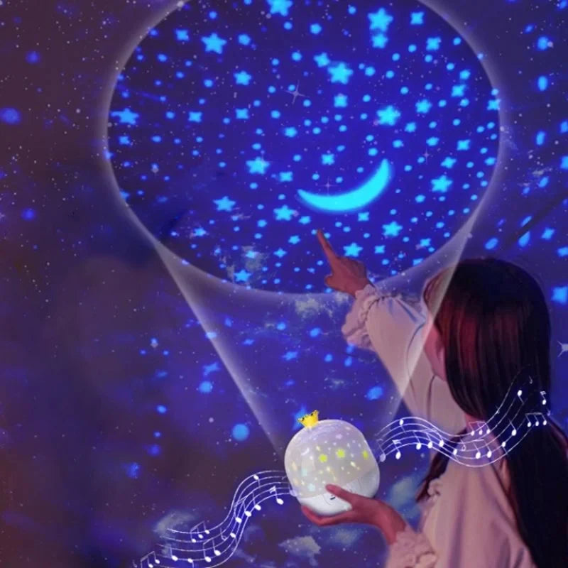 Veilleuse projecteur étoiles LED rechargeable chambre enfant