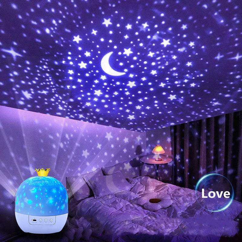 Veilleuse projecteur étoiles LED rechargeable chambre enfant