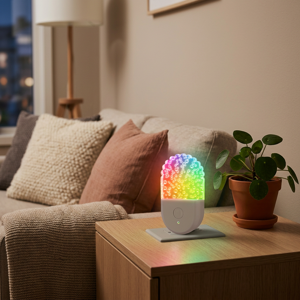 Veilleuse LED tactile rechargeable à intensité réglable
