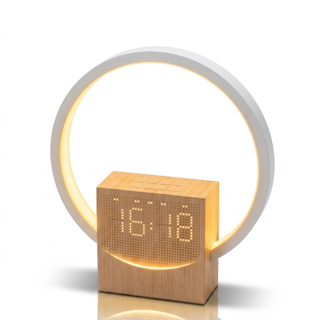 Veilleuse rechargeable tactile LED circulaire lumière chaude